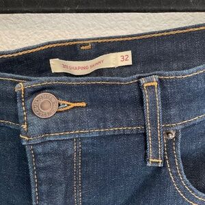 Levi 311 Skinny Shaping Blue Jeans Size 32/14